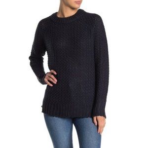 Modern Designer Novelty Stitch Crew Neck Sweater